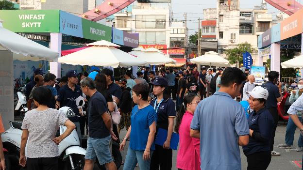 Ở các điểm cầu, sự kiện luôn thu hút đông đảo người tham gia