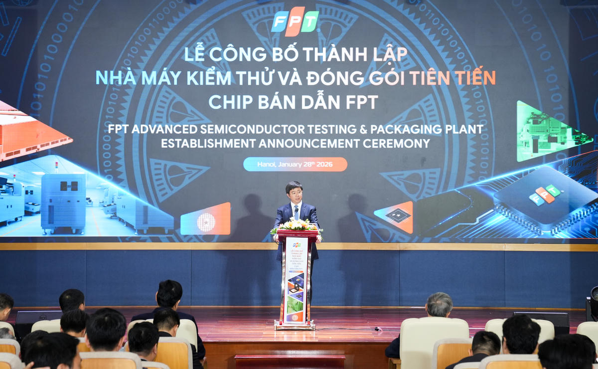 Thứ trưởng Bộ Khoa học Công nghệ Bùi Hoàng Phương phát biểu tại sự kiện.