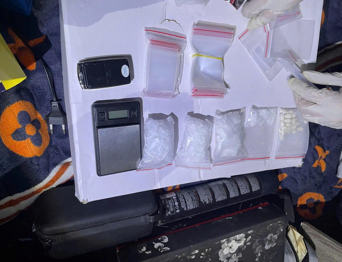 Lực lượng Công an thu giữ số ma túy. Ảnh: CV.