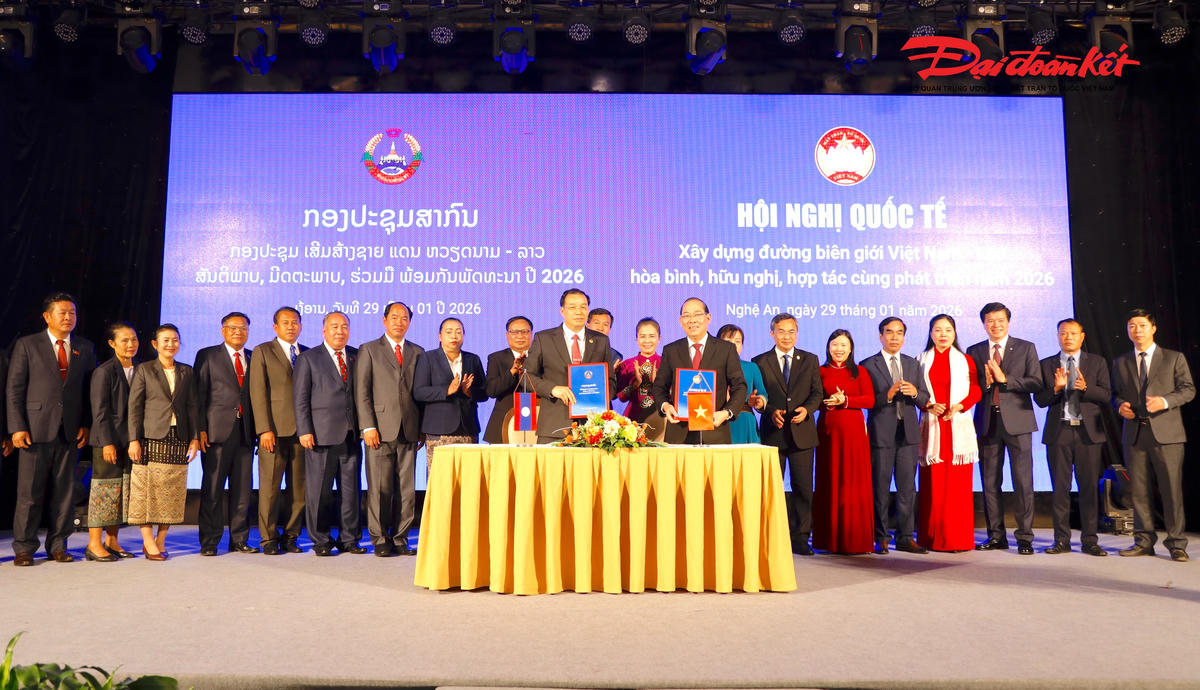 Thông cáo chung của Hội nghị quốc tế về xây dựng đường biên giới Việt Nam - Lào năm 2026