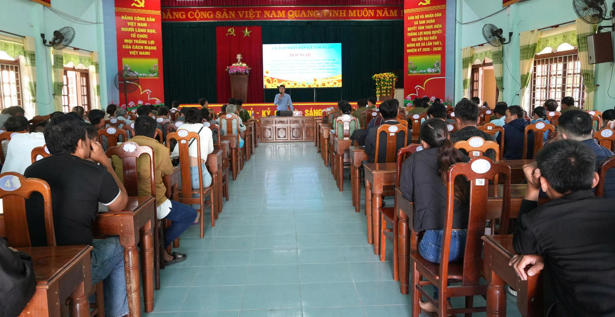 Quang cảnh hội nghị tổng kết. Ảnh: CV.