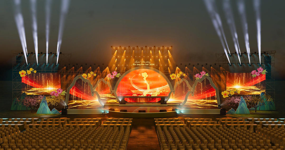 Phối cảnh chương trình.