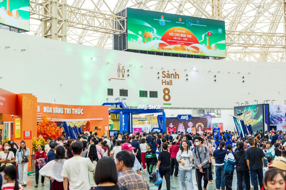Năm 2025 hội chợ Mùa Thu đã mang về doanh thu cao. Ảnh: Ngọc Huyền