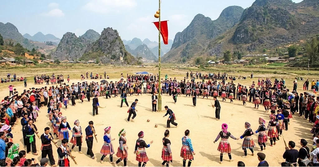 Lễ hội Gầu Tào được tổ chức thường niên từ năm 2017. Ảnh: CTV