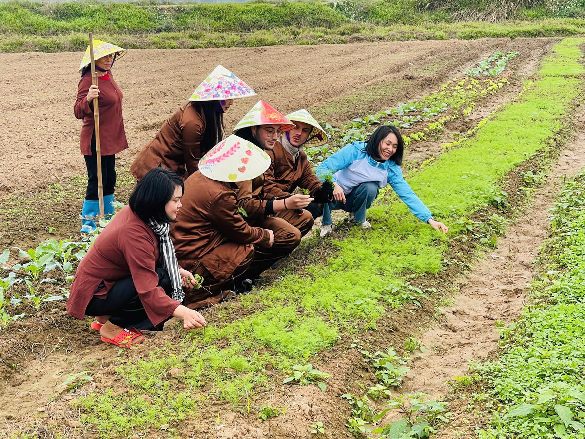 Điểm du lịch xanh xã Đa Phúc cuốn hút du khách. Ảnh: BTC. 