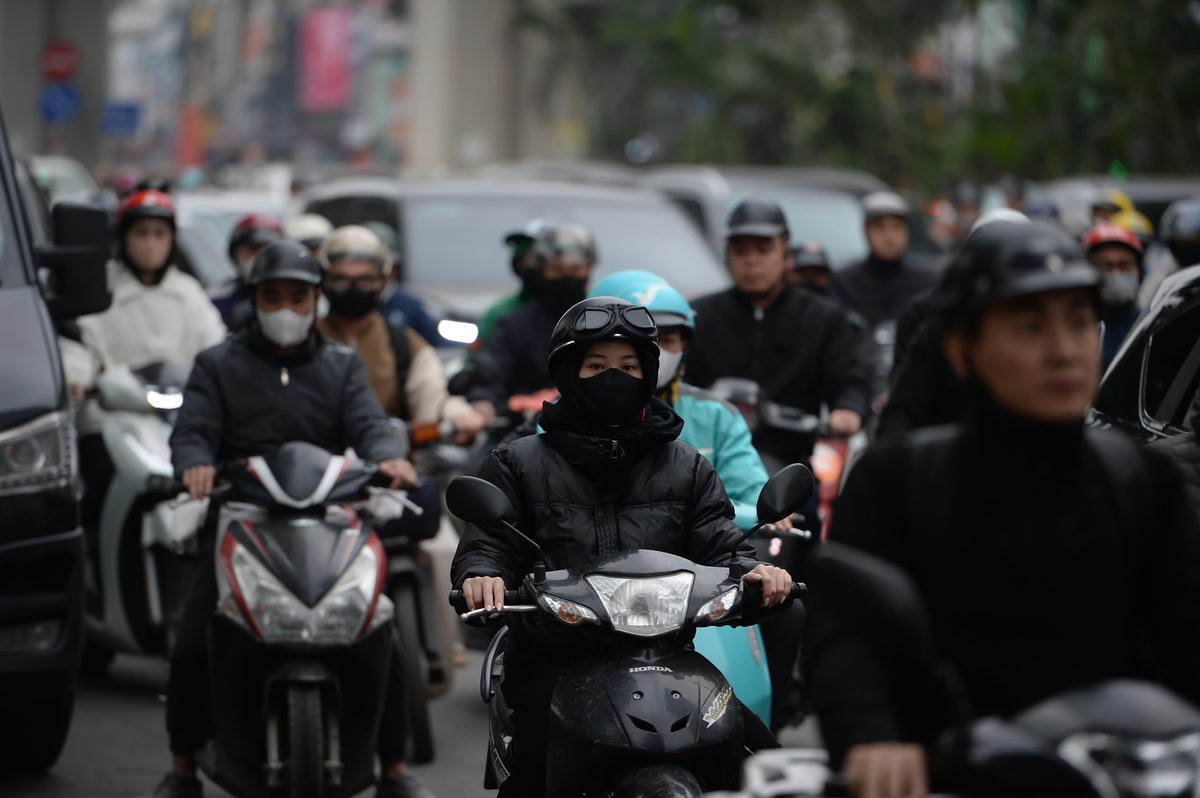 Sẽ kiểm định khí thải xe máy từ tháng 7/2027. Ảnh: Quang Vinh. 