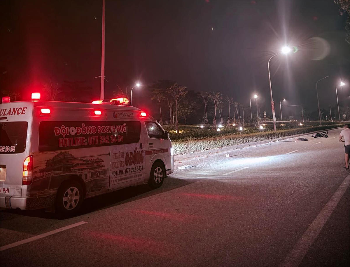 Hiện trường vụ tai nạn. Ảnh: Nhật Hoàng.