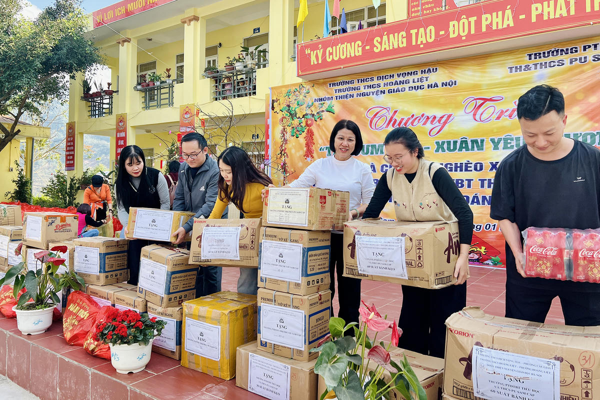 Trường THCS Dịch Vọng Hậu luôn tiên phong trong các hoạt động thiện nguyện