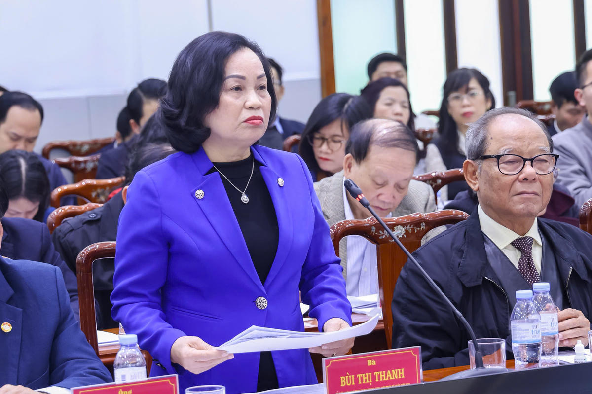 Đại biểu thảo luận tại Hội nghị. Ảnh: Quang Vinh.