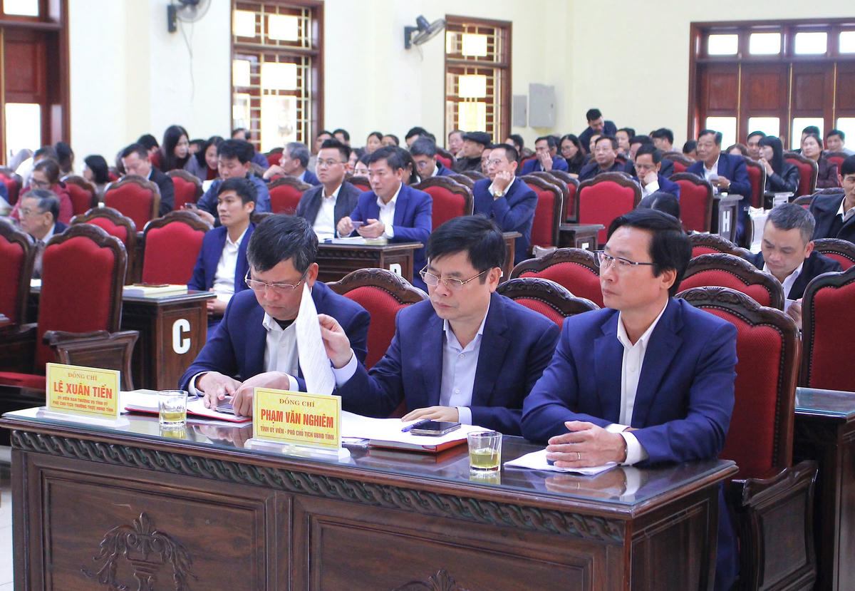 Đại biểu tham dự hội nghị. Ảnh: Duy Hưng.