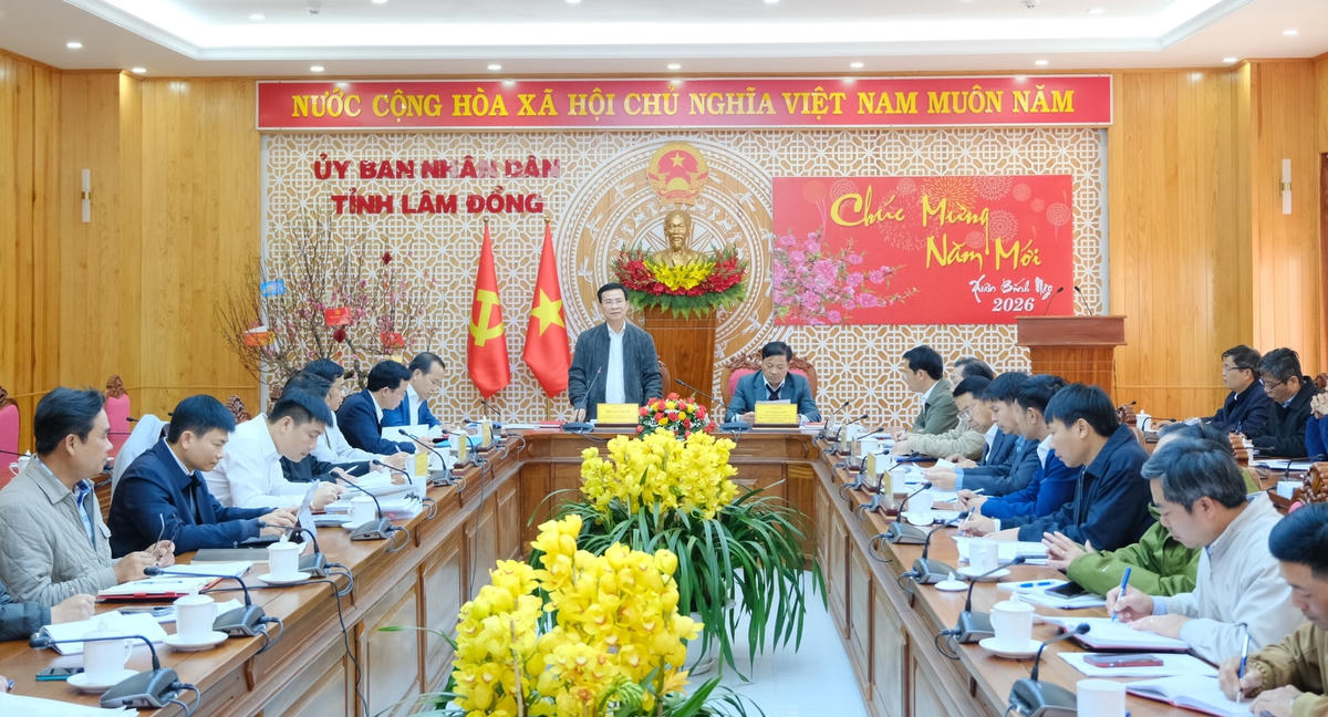 Quang cảnh buổi làm việc. (ảnh CT)