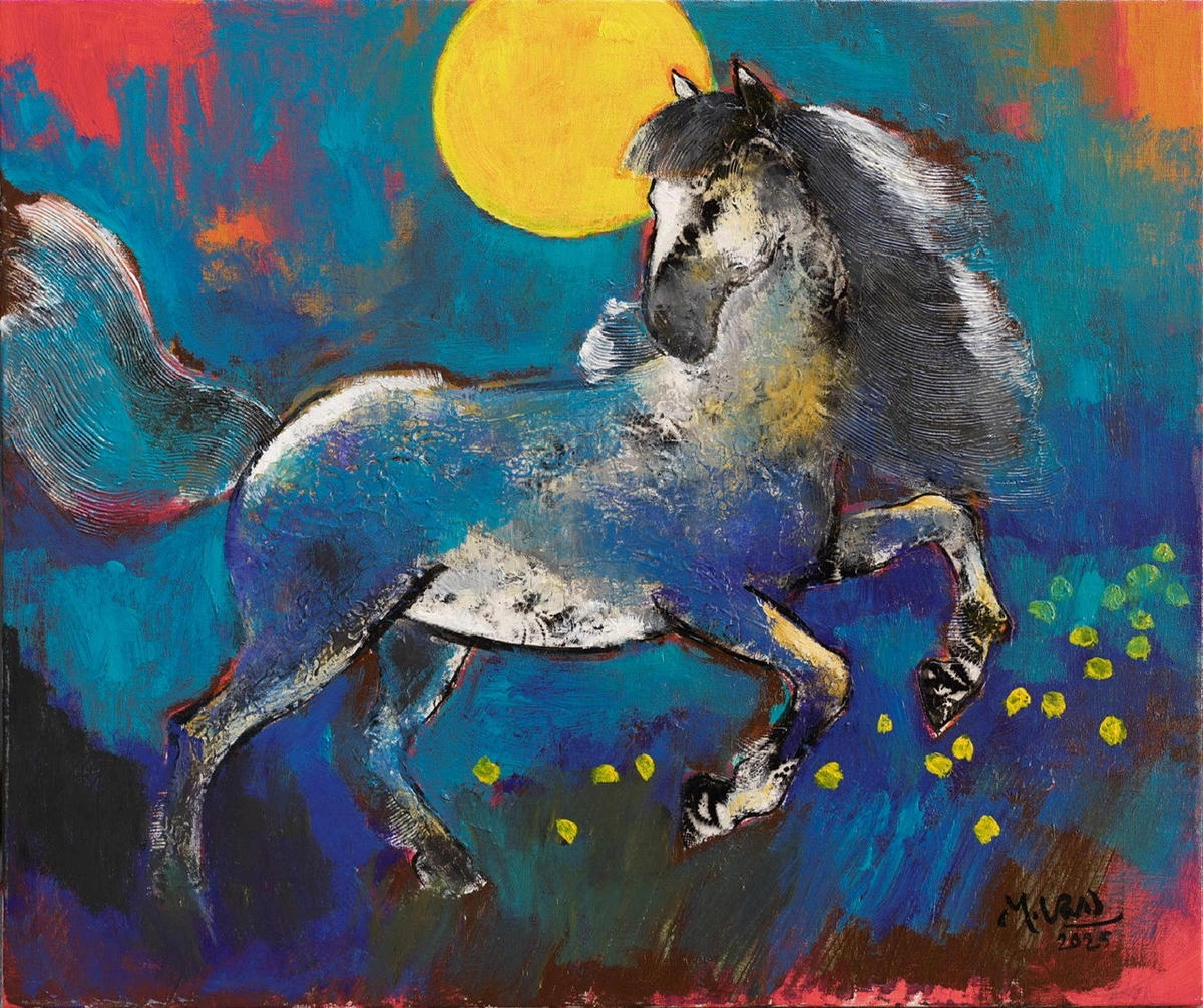 Tranh của họa sĩ Lê Anh Vân.