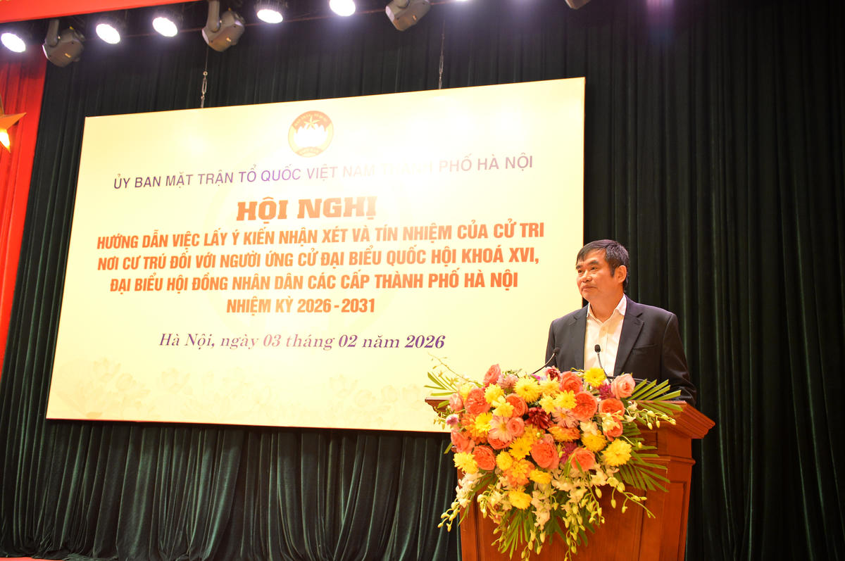 Ông Phạm Ngọc Quỳnh, Trưởng ban Dân chủ, giám sát và phản biện xã hội, Ủy ban MTTQ Việt Nam TP Hà Nội đã trực tiếp hướng dẫn các nội dung liên quan. Ảnh: PV