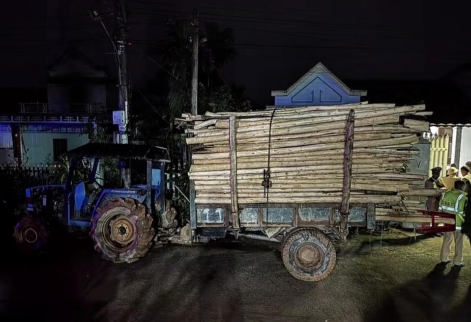 Hiện trường vụ tai nạn. Ảnh: Nhật Hoàng.