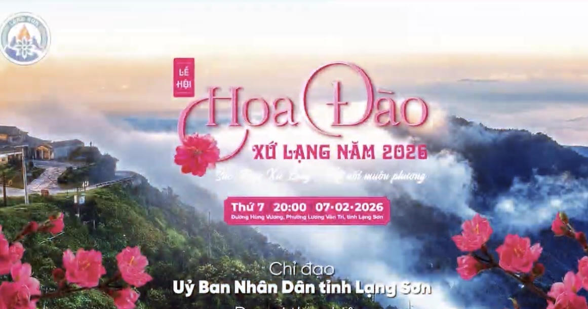 Chương trình Khai mạc Lễ hội hoa Đào xứ Lạng sẽ được tổ chức vào tối 7/2 tới đây.