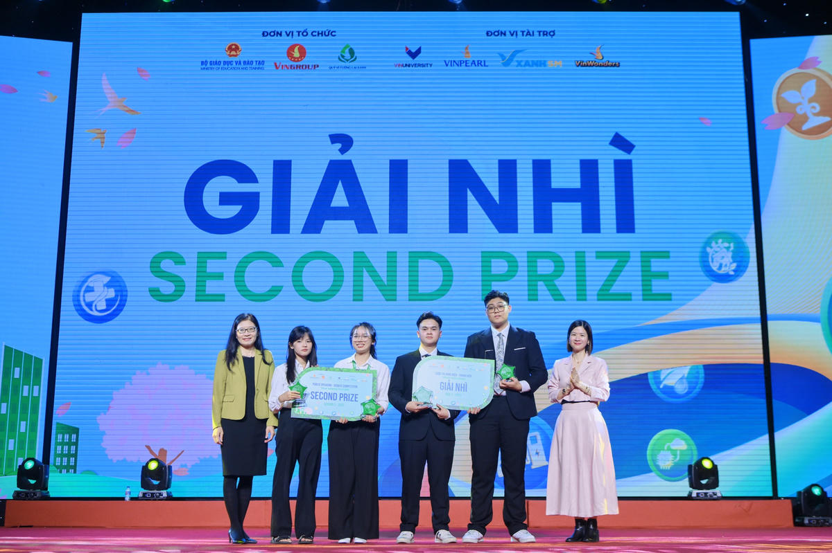 Đội Thống Nhất (phải) và 29.09 về Nhì tại Chung kết cuộc thi Tiếng nói Xanh mùa 3Đội Thống Nhất (phải) và 29.09 về Nhì tại Chung kết cuộc thi Tiếng nói Xanh mùa 3