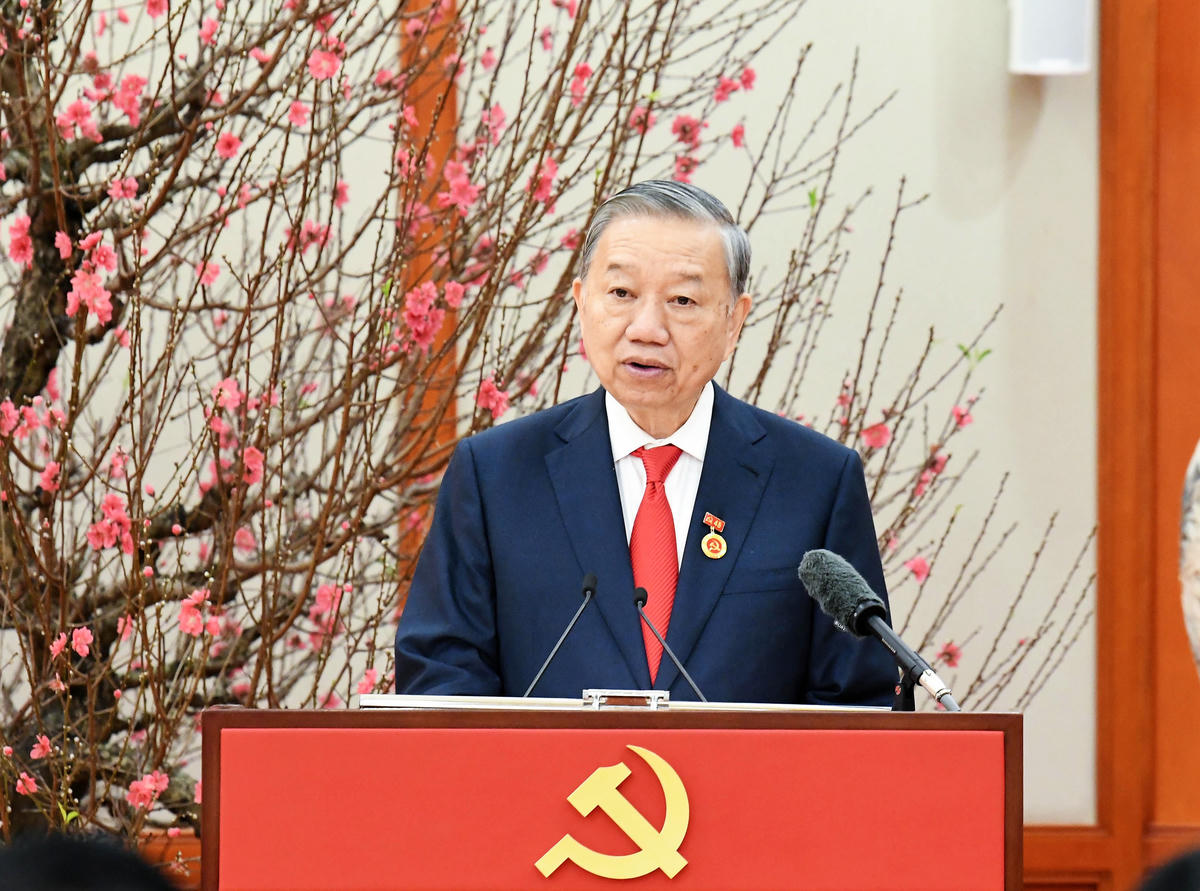 Tổng Bí thư Tô Lâm phát biểu tại buổi lễ (Ảnh: Lâm Hiển)