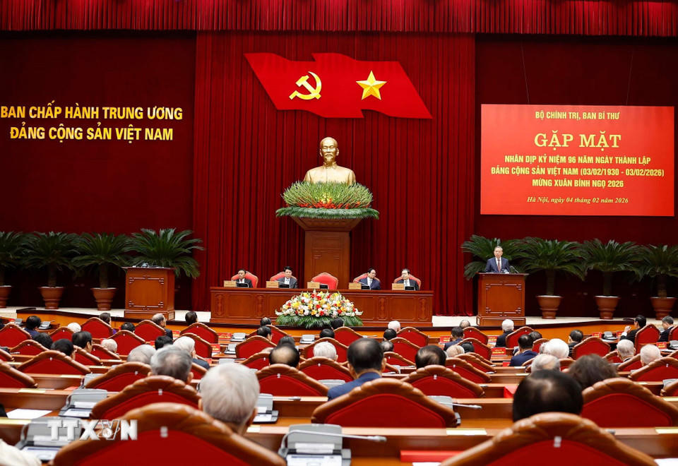 Tổng Bí thư Tô Lâm phát biểu. (Ảnh: Thống Nhất/TTXVN)