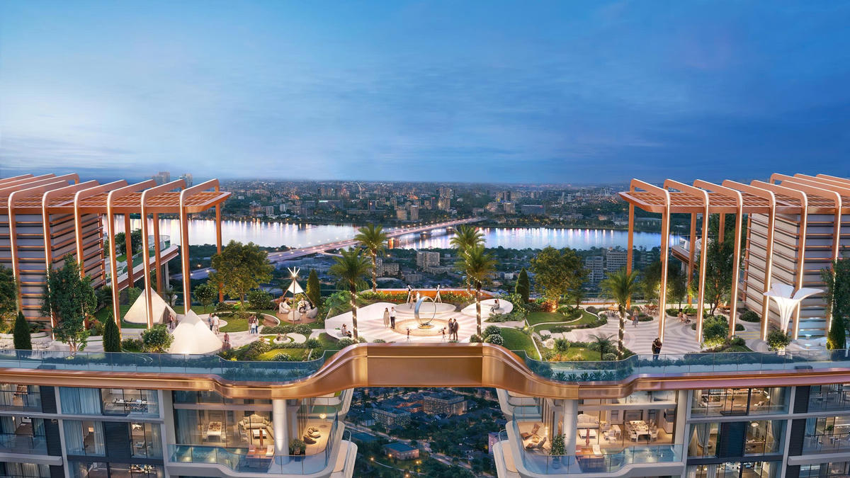 Cầu Khởi Nguyên - kết đôi 2 tòa tháp biểu tượng, nơi cư dân gác lại guồng quay công việc, hít thở bầu không khí trong lành, ngắm nhìn cảnh quan mở rộng của bầu trời