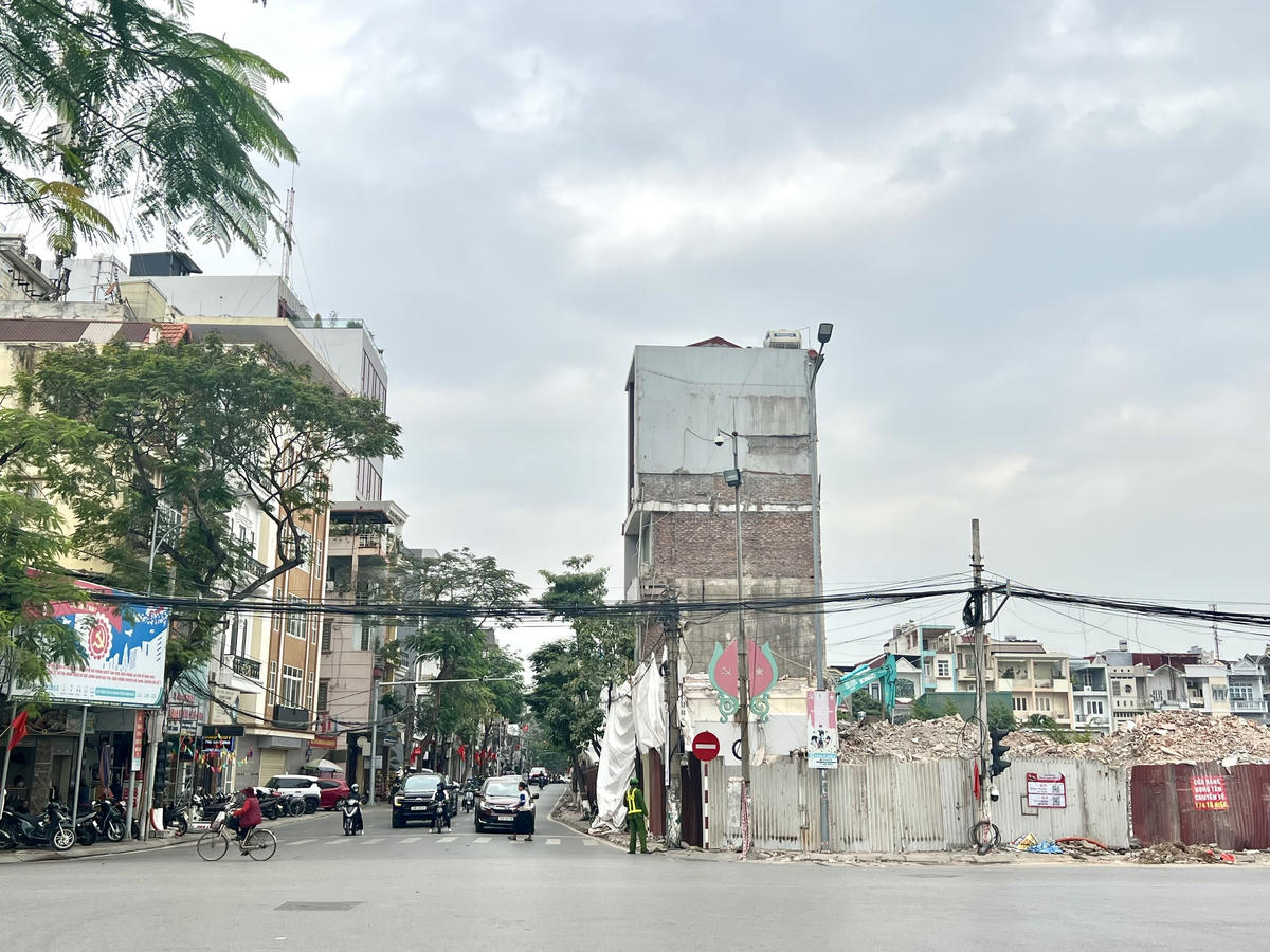 Khu vực ngã tư Mê Linh - Tô Hiệu thuộc phường Lê Chân, TP Hải Phòng. Ảnh: PT.&nbsp;