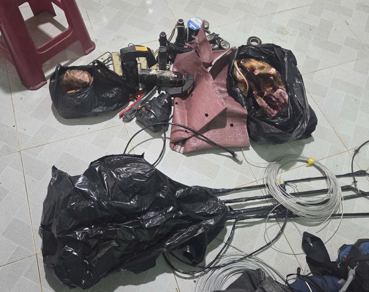 Tang vật của vụ án. Ảnh: CA Gia Lai.