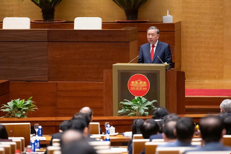 Tổng Bí thư Tô Lâm phát biểu chỉ đạo tại hội nghị