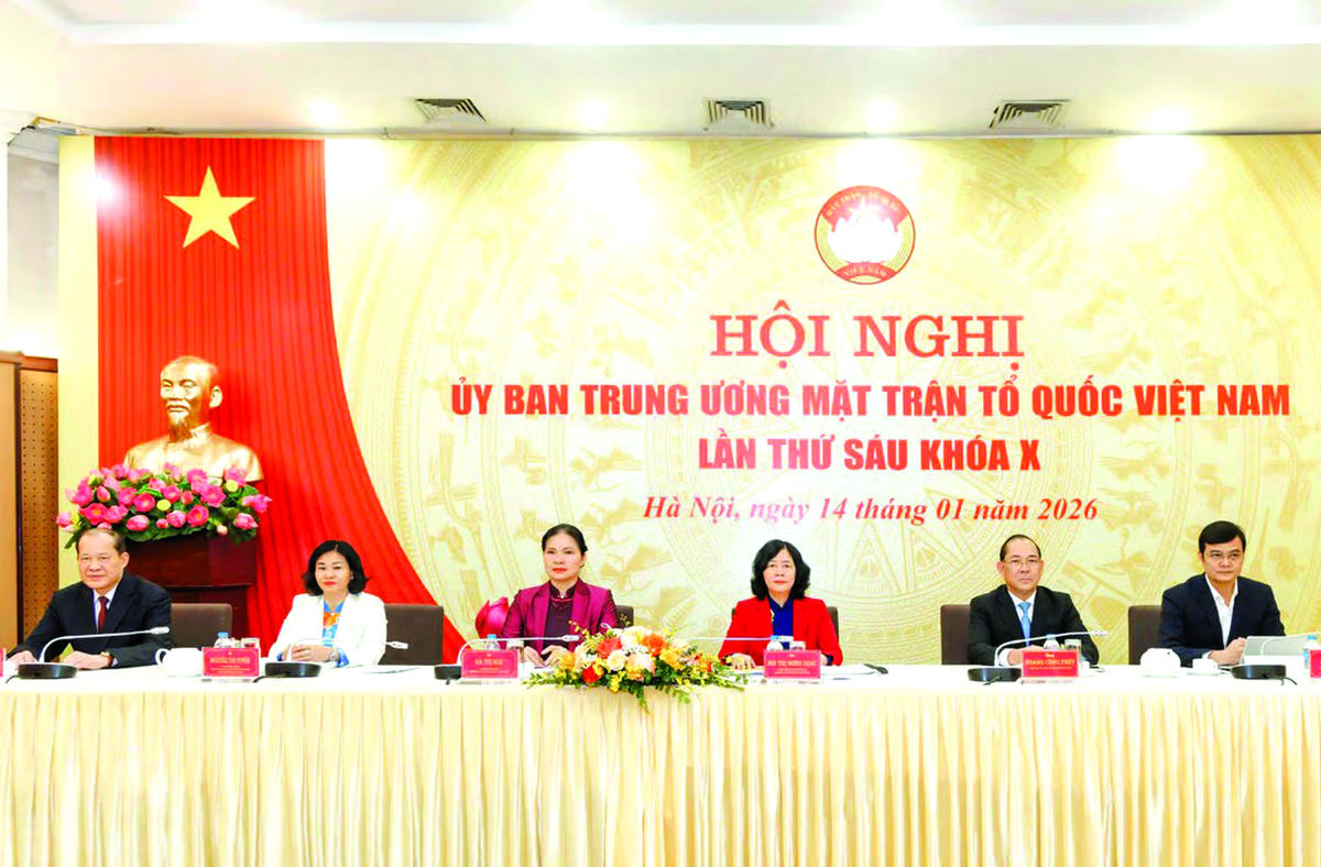 Ban Thường trực UBTƯ MTTQ Việt Nam chủ trì Hội nghị UBTƯ MTTQ Việt Nam lần thứ 6 khóa X.