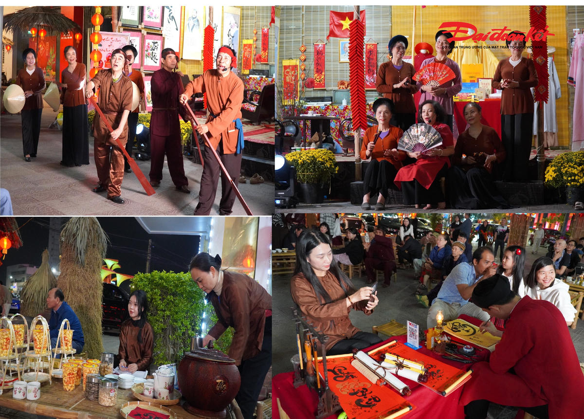 Những hoạt động văn hóa đặc sắc như níu chân du khách, người dân trở về với không gian xưa cũ. Ảnh: HN.