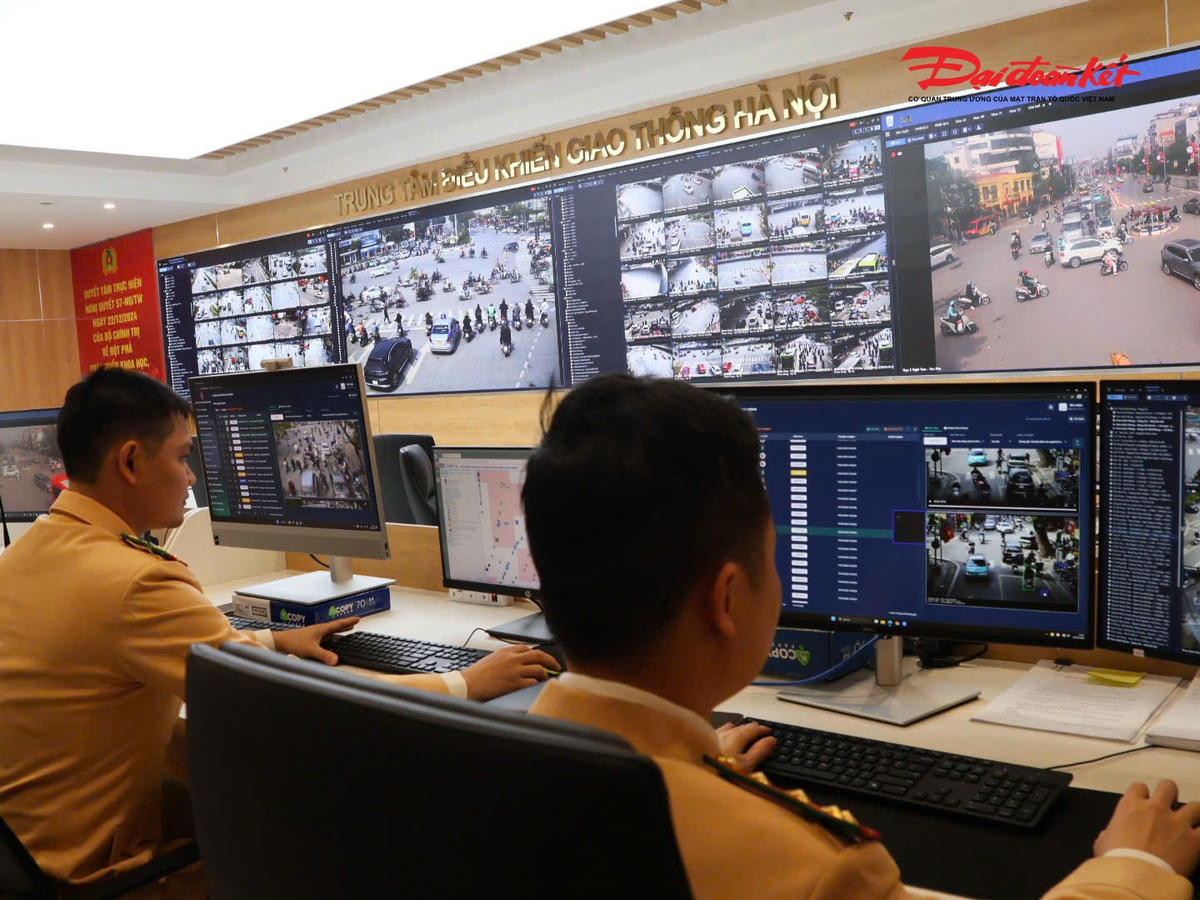 Trung tâm điều khiển giao thông Hà Nội.