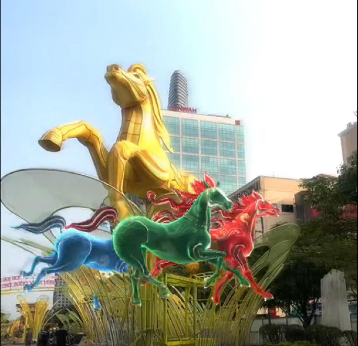 Hình ảnh sử dụng tiktok thử hiệu ứng AR.