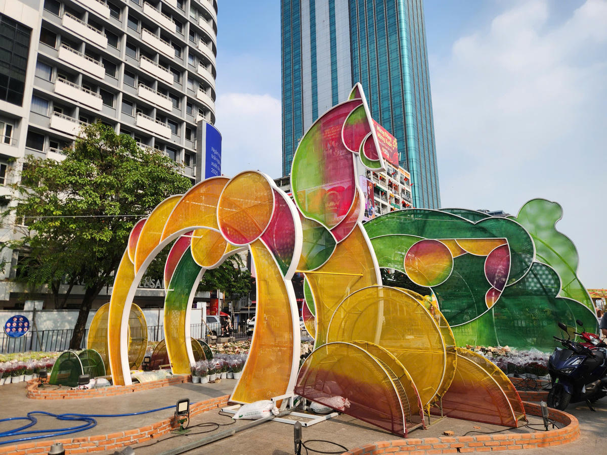 Các cụm cảnh được thi công một cách tỉ mỉ và sắc nét. Ảnh: M.L