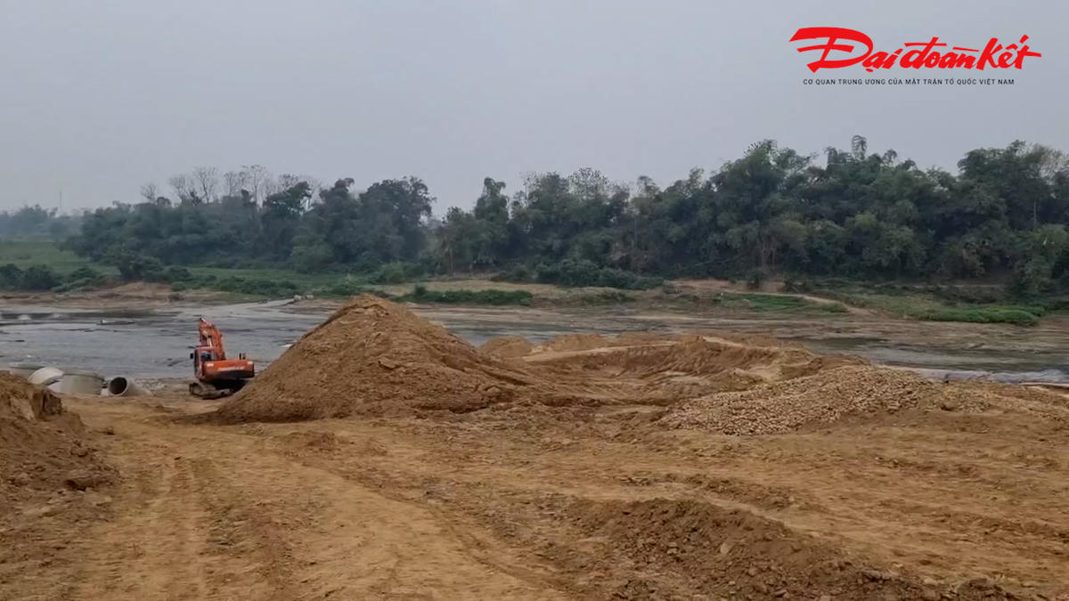 Mỏ cát phải dừng hoạt động từ ngày 27/1/2026 đến nay. Ảnh: Hương Trà.