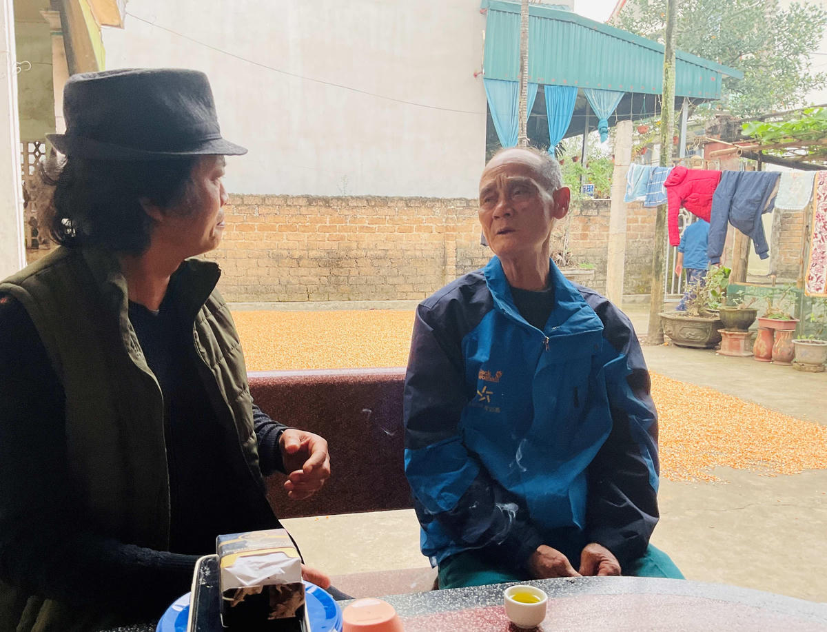 "Liệt sĩ trở về" Vũ Văn Sự kể lại những năm tháng biến cố từ cuộc chiến. Ảnh: T.D