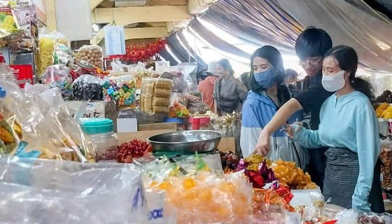 Một số chợ đầu mối lớn cũng ghi nhận lượng khách không tăng cao. Ảnh: S.X