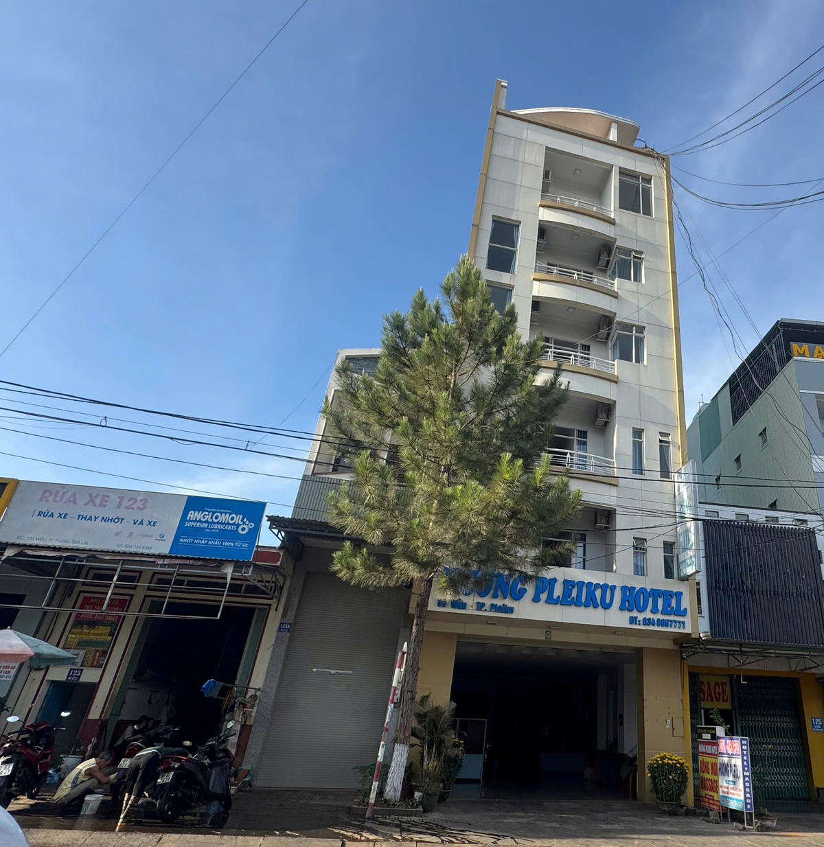 Một góc&nbsp;khách sạn Hương Pleiku. Ảnh: Đ.Sang.