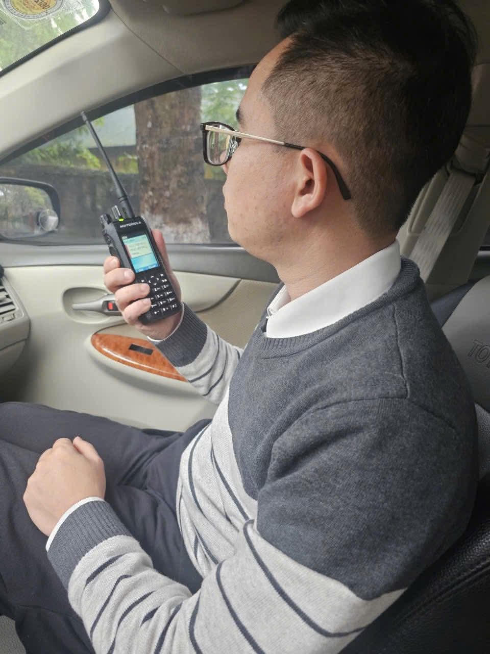 Hình ảnh Cảnh sát giao thông hóa trang. Ảnh: Công an tỉnh Phú Thọ.