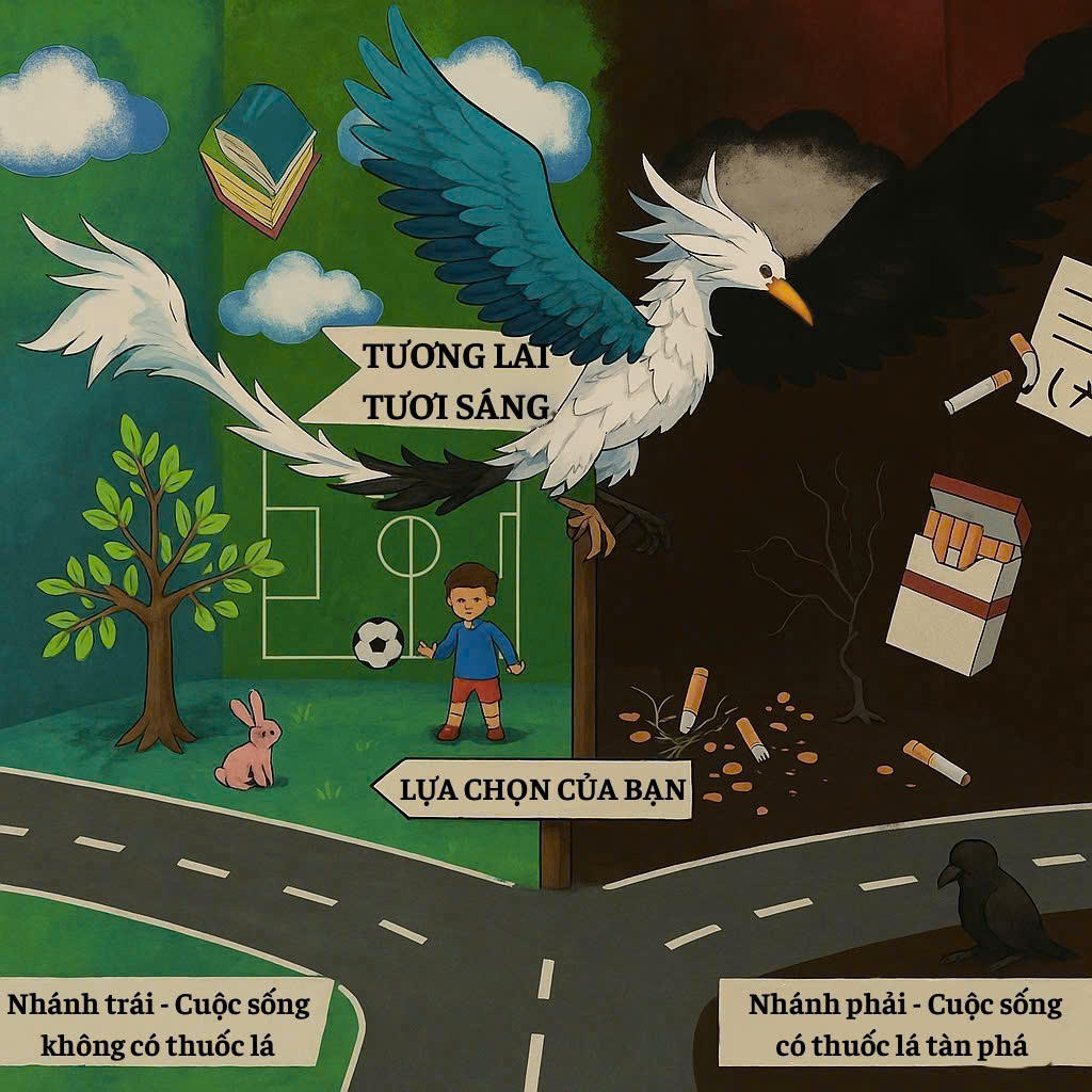 Đa dạng các phương pháp tuyên truyền để học sinh hiểu đúng, nhận diện đúng về thuốc lá. Ảnh: NVCC.