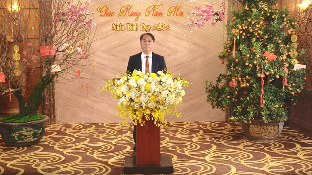 Bí thư Tỉnh ủy Cao Bằng Phan Thăng An gửi lời chúc Tết đến Đảng bộ, chính quyền, nhân dân các dân tộc trong tỉnh. Ảnh: Cổng TTĐT tỉnh Cao Bằng.