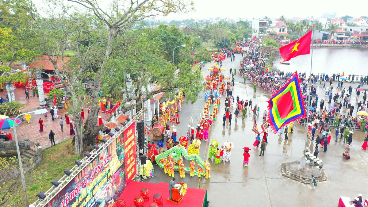 Lễ hội truyền thống Từ Lương Xâm được ghi danh Di sản văn hóa phi vật thể quốc gia. Ảnh: ĐT.&nbsp;