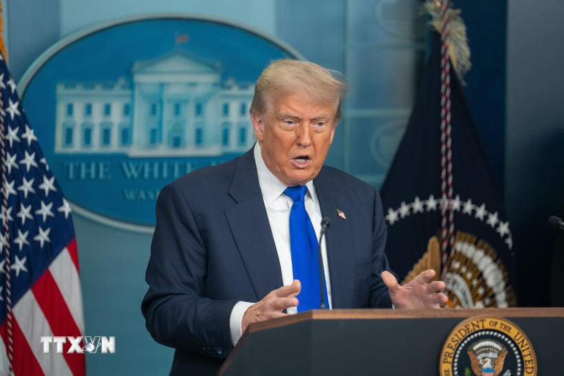 Tổng thống Mỹ Donald Trump. (Ảnh: THX/TTXVN).
