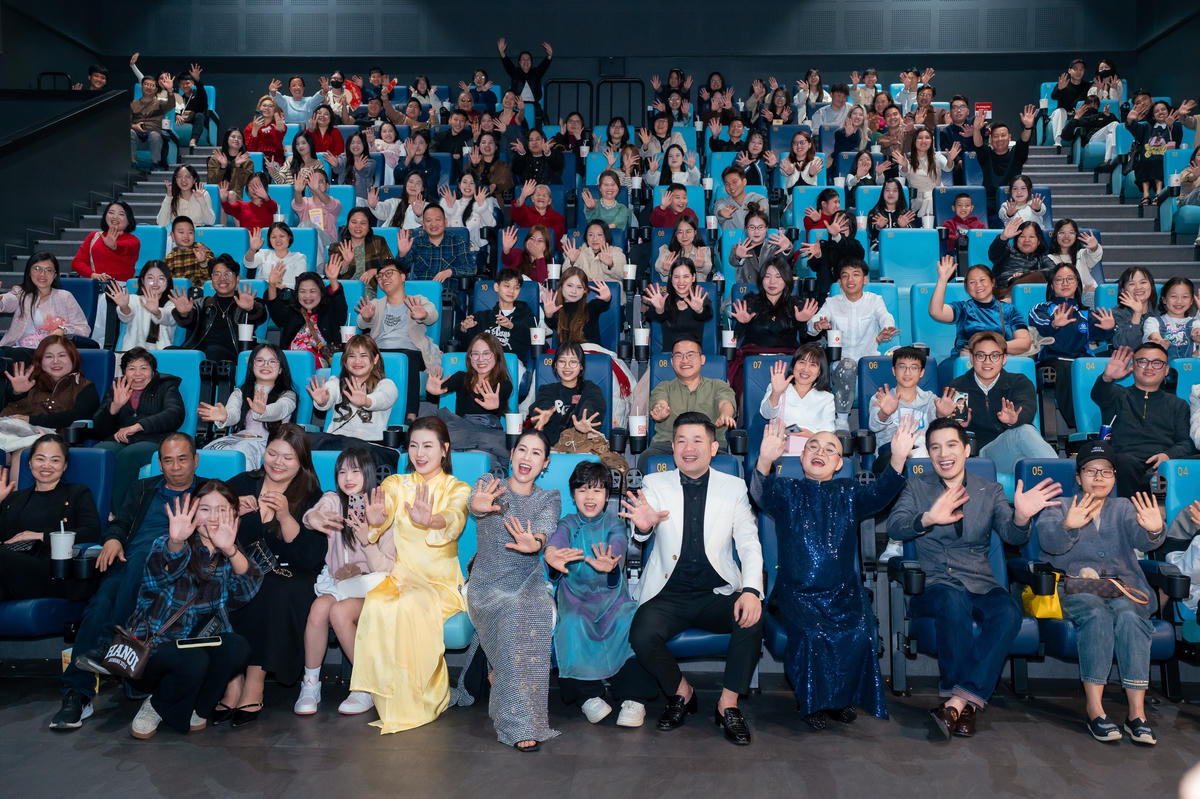 Khán giả hào hứng với phim Mùi Phở (ảnh:&nbsp;Lotte Cinema Wsest Lake)