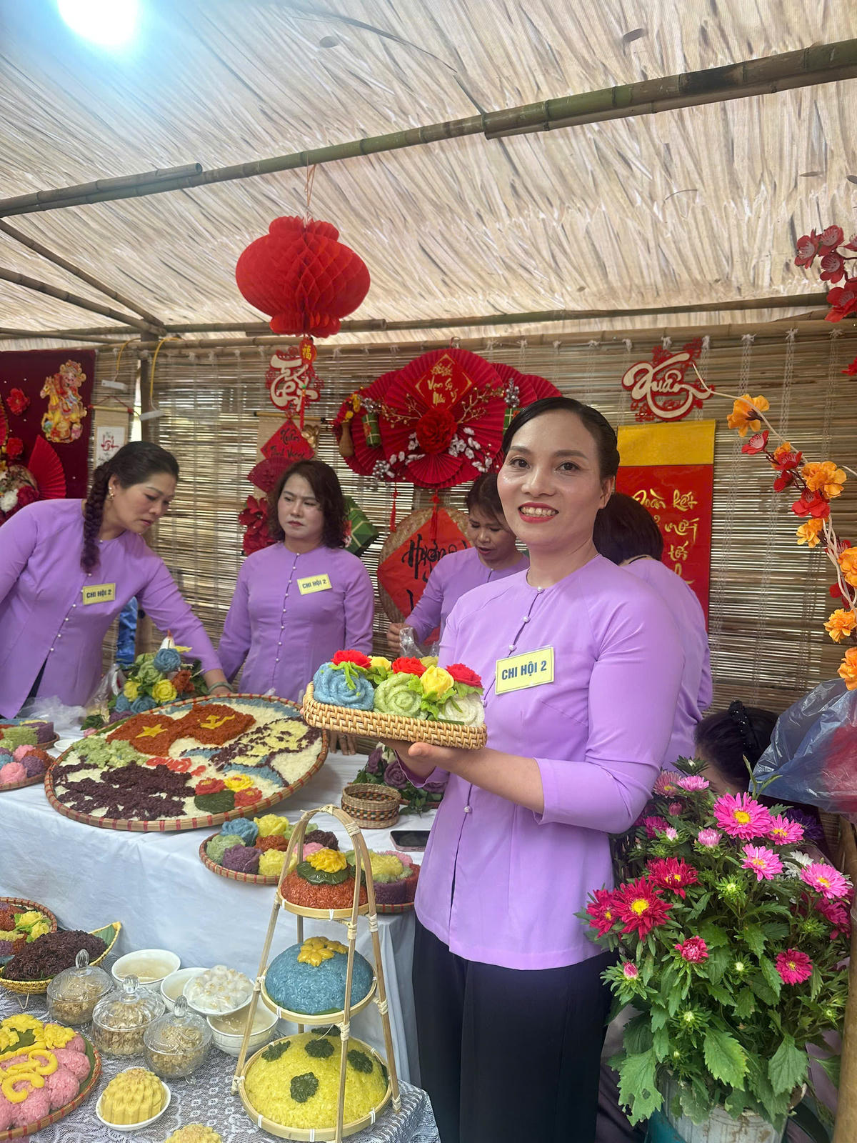 &nbsp;Chị Phùng Thị Ánh.cùng các thành viên Chi hội số 2 tham gia tranh tài&nbsp; tại Hội thi.&nbsp;