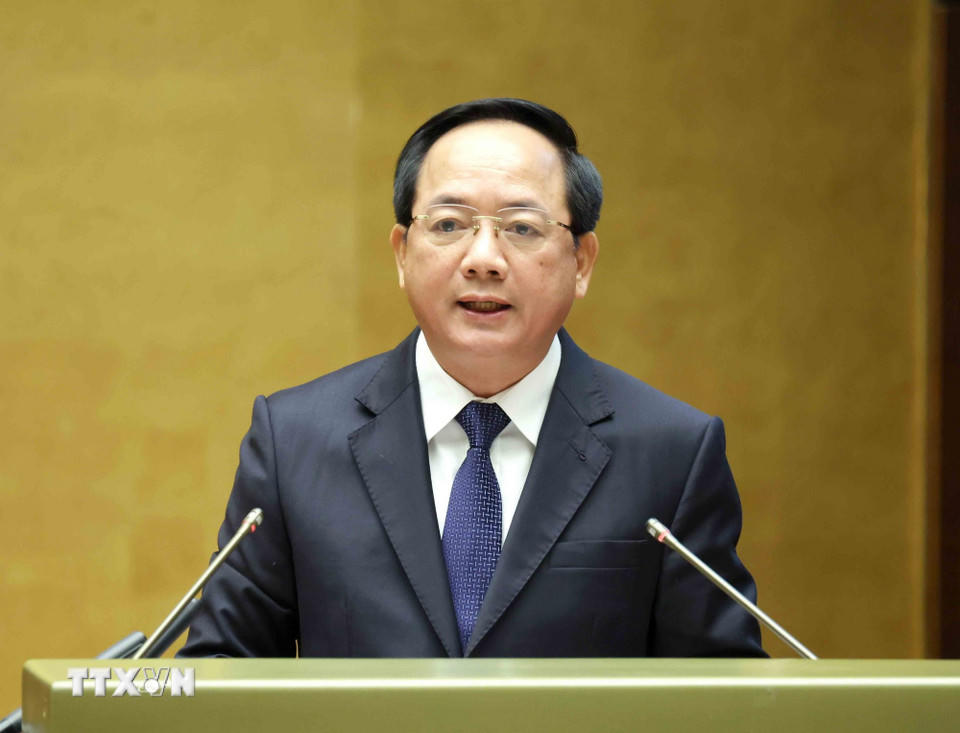 Đồng chí Trịnh Văn Quyết, Uỷ viên Bộ Chính trị, Bí thư Trung ương Đảng, Trưởng Ban Tuyên giáo và Dân vận Trung ương quán triệt nội dung trọng tâm của Nghị quyết số 80-NQ/TW của Bộ Chính trị về phát triển văn hóa Việt Nam. (Ảnh: Phương Hoa/TTXVN).