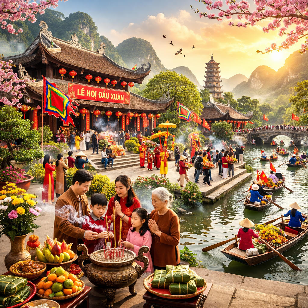 Lễ hội đầu xuân – Giữ hồn truyền thống giữa dòng chảy hiện đại. (ảnh minh họa)