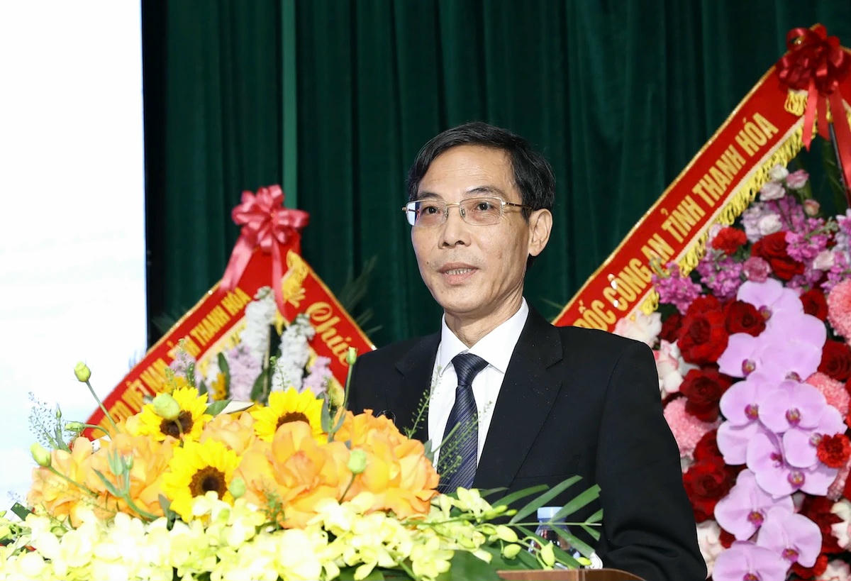 Ông Đầu Thanh Tùng - Phó Chủ tịch UBND tỉnh phát biểu tại buổi lễ. Ảnh: Minh Hiếu