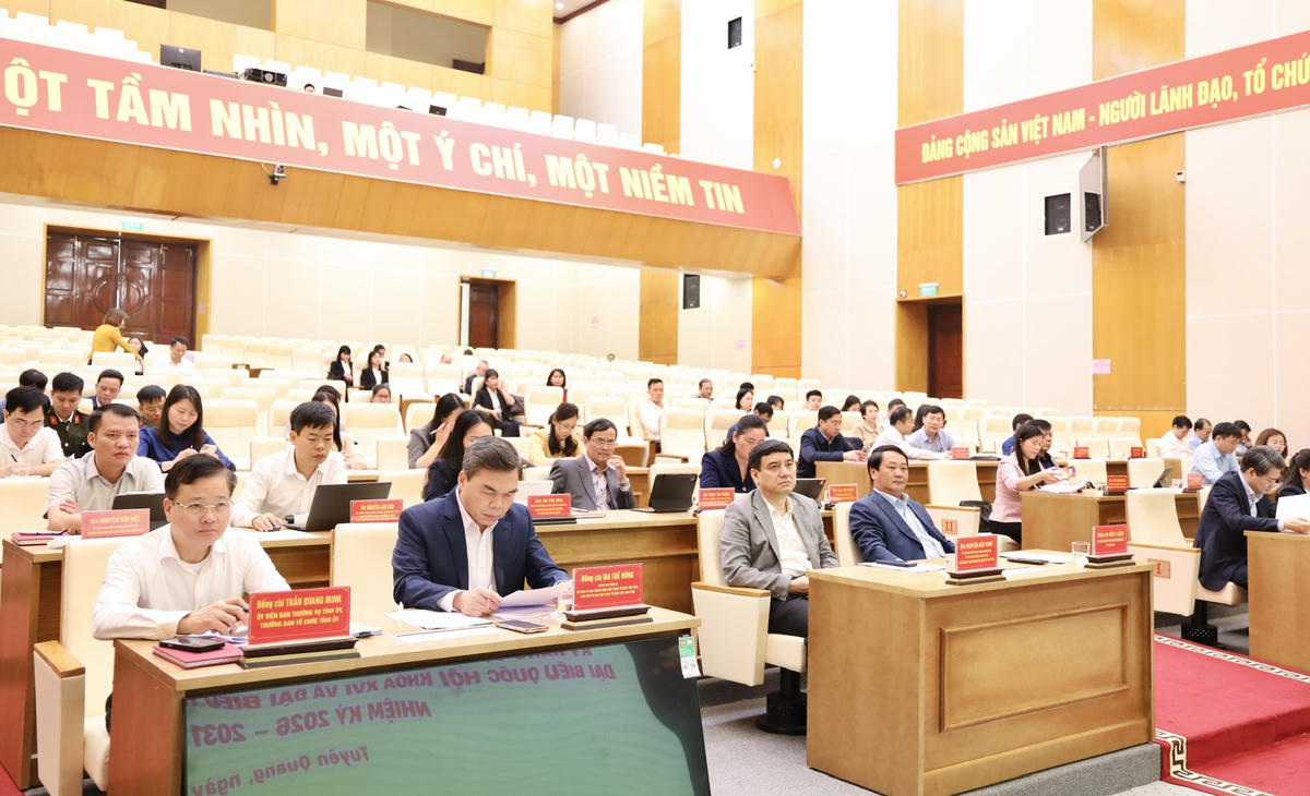 Các đại biểu dự hội nghị. Ảnh: Đ.S.