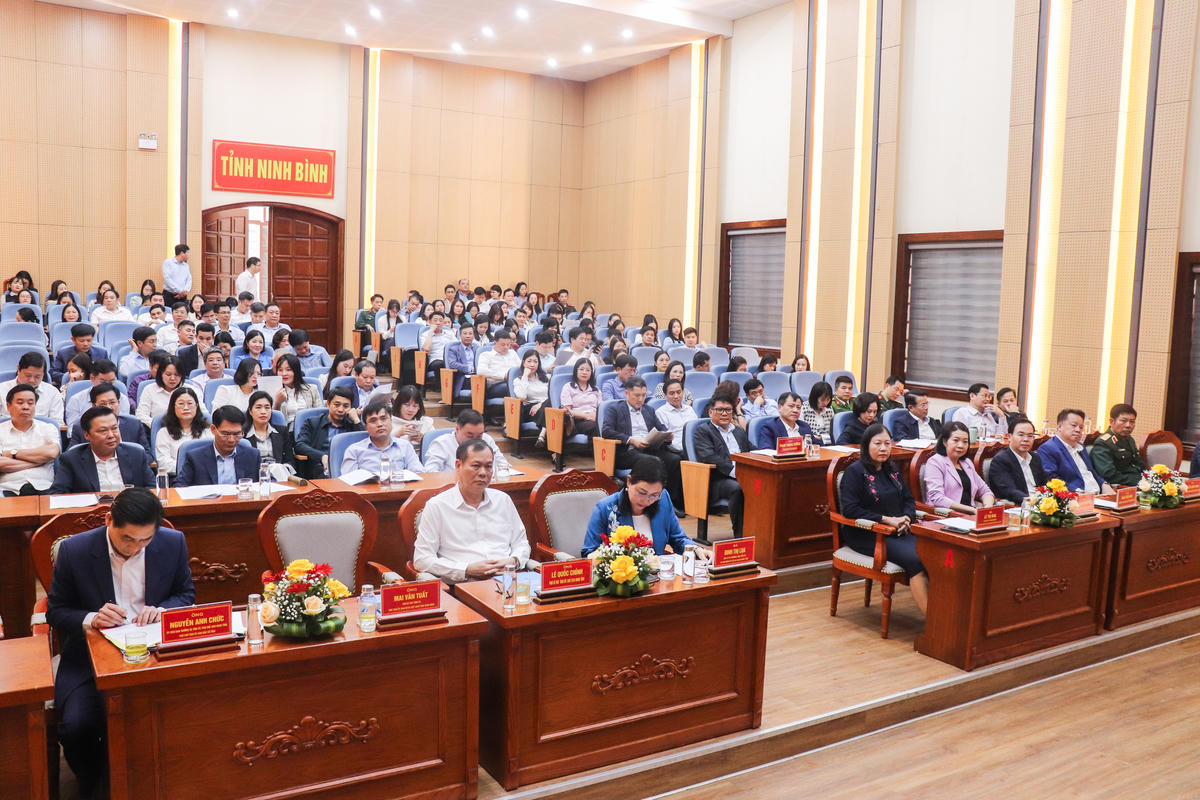 Các đại biểu dự hội nghị. Ảnh: Đình Minh