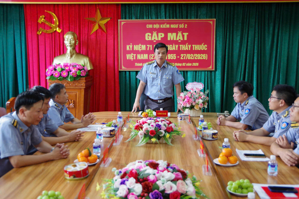 Quang cảnh buổi gặp mặt nhân ngày Thầy thuốc Việt Nam. Ảnh: M.C