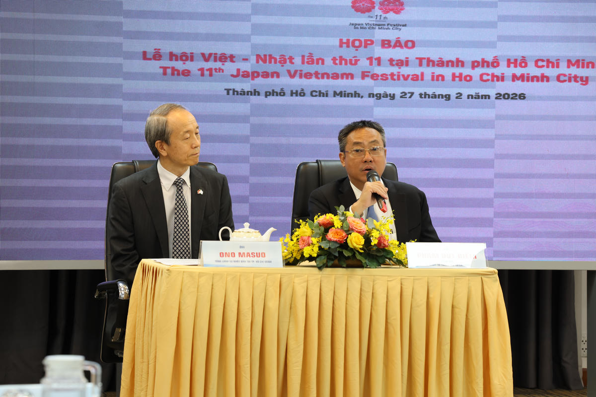 Quang cảnh buổi họp báo. Ảnh: Nguyên Thảo.