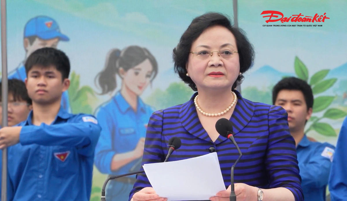 Bí thư Trung ương Đảng, Phó Thủ tướng Chính phủ Phạm Thị Thanh Trà phát biểu tại chương trình. Ảnh: HN.